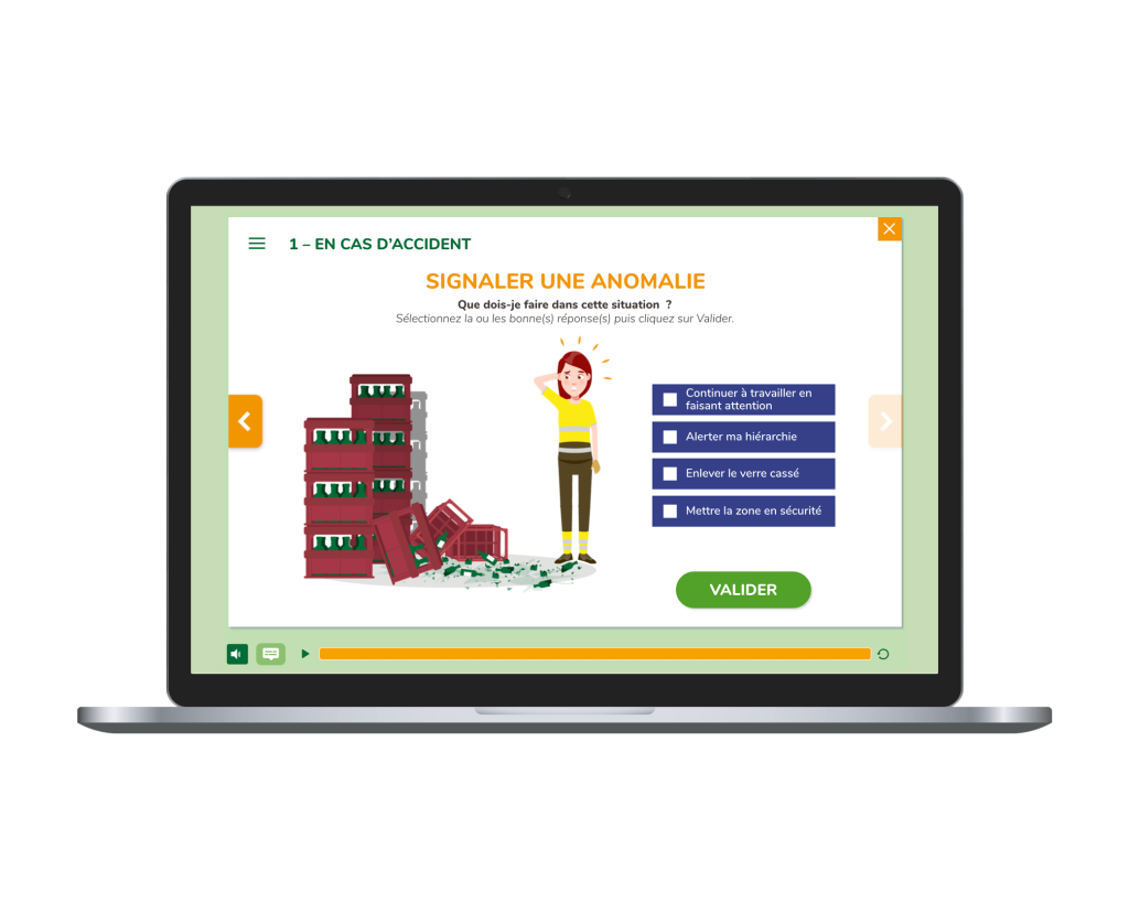 E-LEARNING ACCUEIL SECURITE