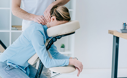 Massage assis en entreprise