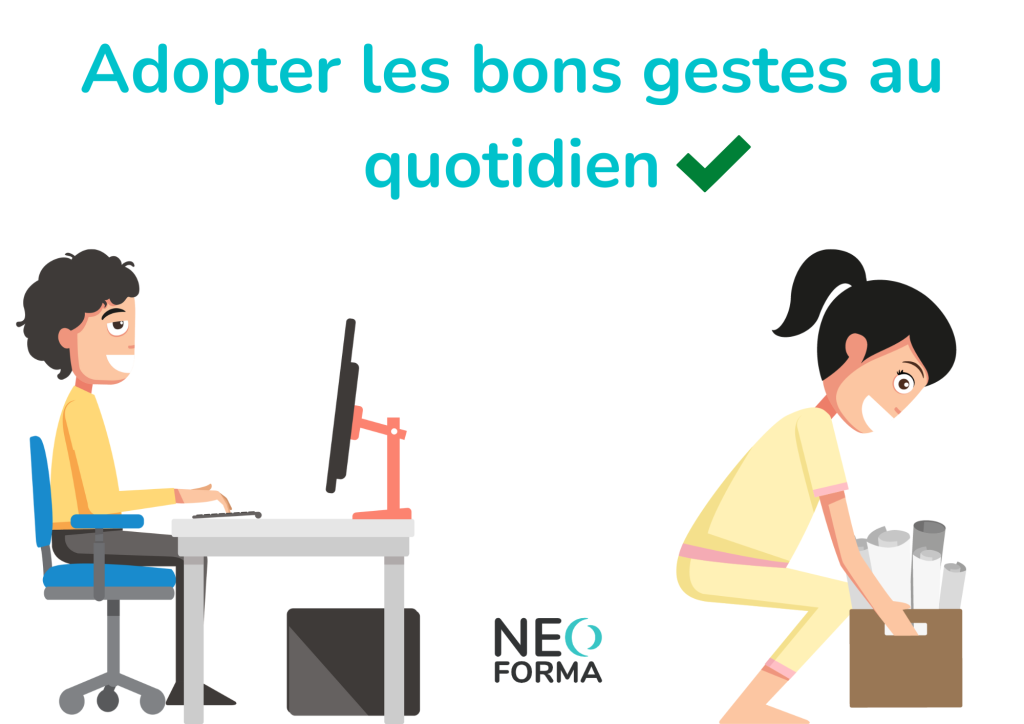 adopter les bons gestes au travail